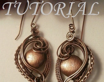 DIY Wire Wrap TUTORIAL Wire Wrapped Earrings The Elegant Ear Wire Jewelry Pattern Making Wire Jewelry Perfectly Twisted Jewelry Wire Weave