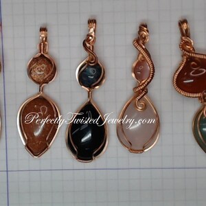 TUTORIAL Wire Wrapped Pendant, PDF, DIY Wire Jewelry Pattern - Etsy