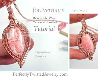 Wire Weaved Pendant Tutorial: DIY Reversible Jewelry (PDF Pattern)