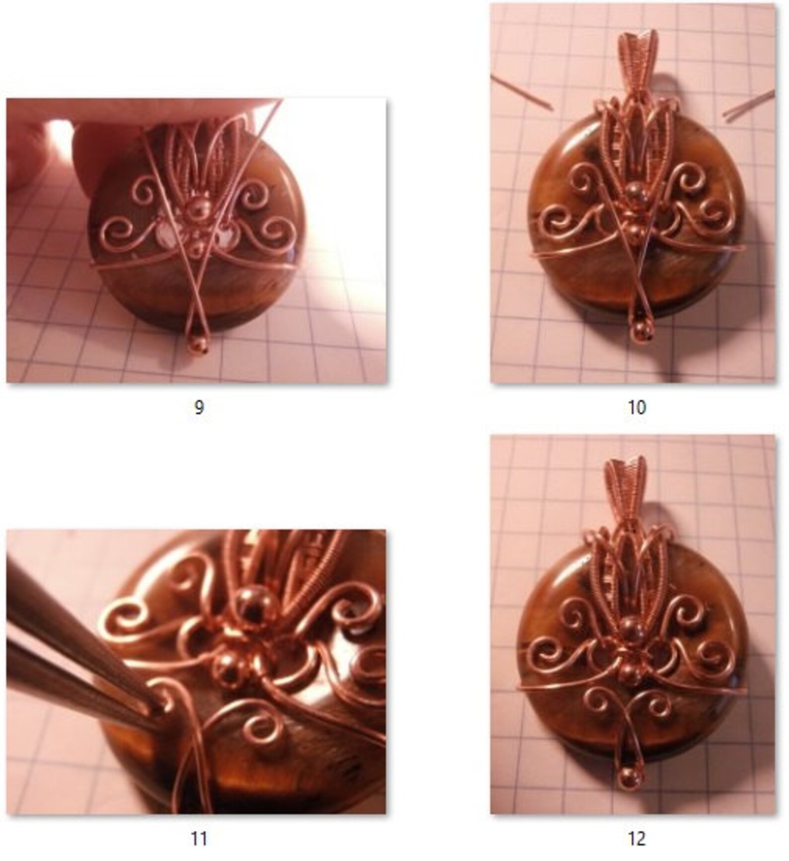 TUTORIAL Doing Donuts Making a Wire Wrapped Pendant Jewelry Etsy