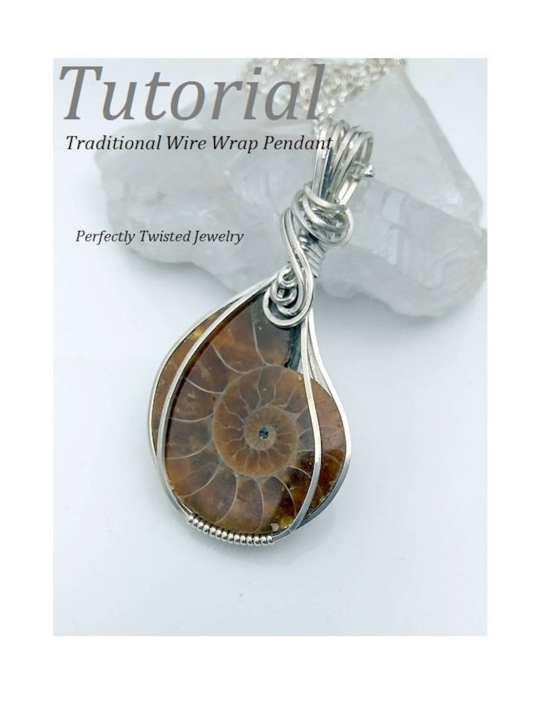 DIY Wire Wrapping TUTORIAL Cabochon Pendant Square Wire Wrap Etsy