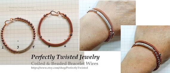 Coiled wire jewelry sale