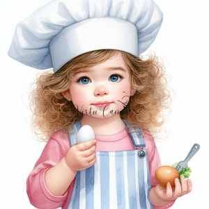 Crianças Cozinhando Clipart Crianças 9 imagens PNG, Imagens de Cozinha Aquarela Crianças Cozinhando Diário de Lixo Infantil, Artesanato de Cozinha, Download Instantâneo
