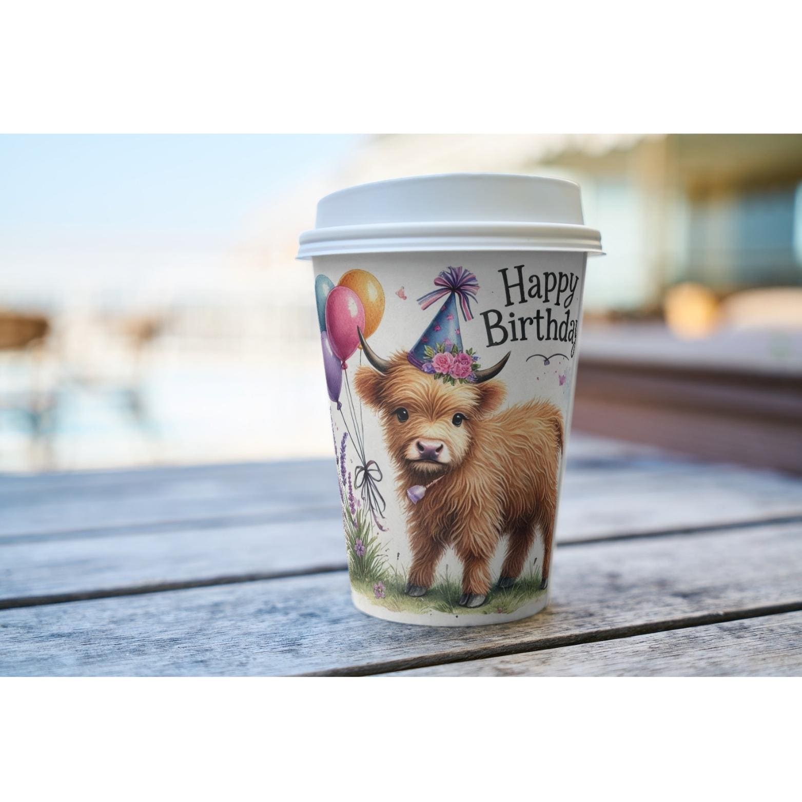 Biglietto Di Auguri Con Mucca Delle Highlands – Per Compleanno, Amore, Moglie, Marito, Amici | Fatto In Yorkshire