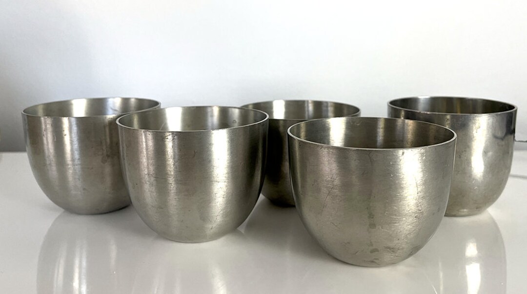 Pewter Jefferson Cups by Various Makers Etsy