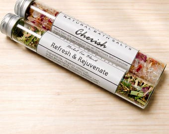 Herbal Tea & Bath Salt Twin Pack Gift Set