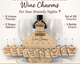 Brandi Carlile Wine Charms Set Music Lover Gift Custom Wine Glass Charms Brandi Carlile Lyrics Funny Music Wine Charms Fan Gift Bramily Gift