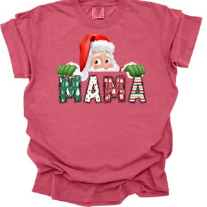 Mama Shirt | Christmas T-Shirt | Festive MAMA Tee for Moms | Cute Holiday Top | Gift for Mom | Merry Christmas Apparel