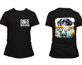 Duck Duck Boom Hunting T-shirt - grappig T-shirt met grafische print voor buitenmensen | Perfect cadeau voor jagers en buitenliefhebbers