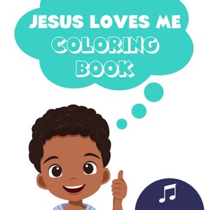 Jesus liebt mich Songtexte zum Ausmalen, christliche Ausmalseiten, Sonntagsschulaktivitäten, Homeschool Malseiten, Kinderarbeitsblätter