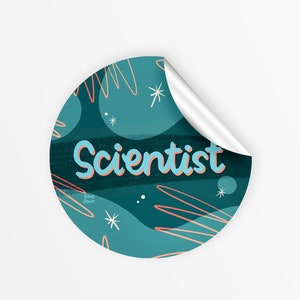 Stickers scientifiques Sticker scientifique AUTOCOLLANT VINYLE Cadeau scientifique