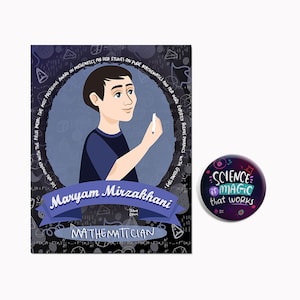 Science is magic that works Pin and postcard Women in STEM Pin