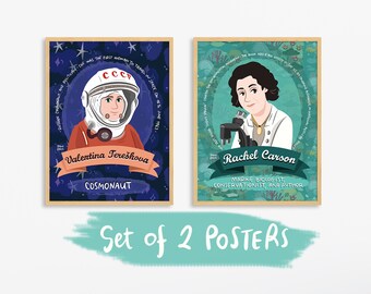 Womens History Month, Classroom Decor, Bundle, Women in Stem, Women in Science, Pick your Bundle, Classroom, Educational Prints, Set of 2