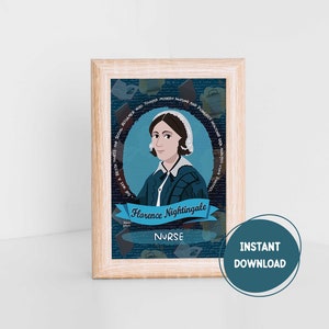 Florence Nightingale cartolina stampabile