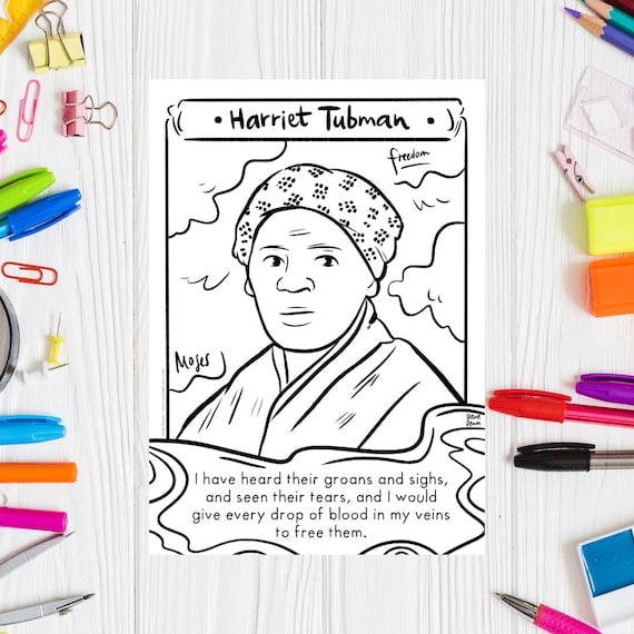 Harriet Tubman Coloring Pages