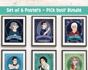 Women in STEM Poster Set: Science Classroom Decor