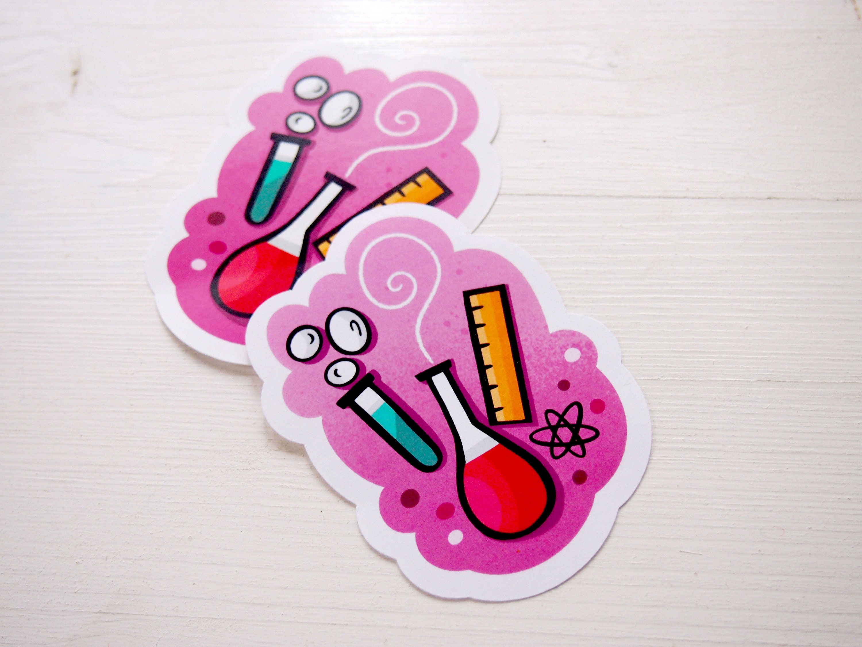 Cute Science Vinyl Sticker, Scientist Gift - Etsy