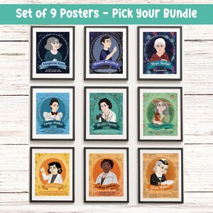 Women in STEM Poster Set: Science Classroom Decor, Teacher Gift