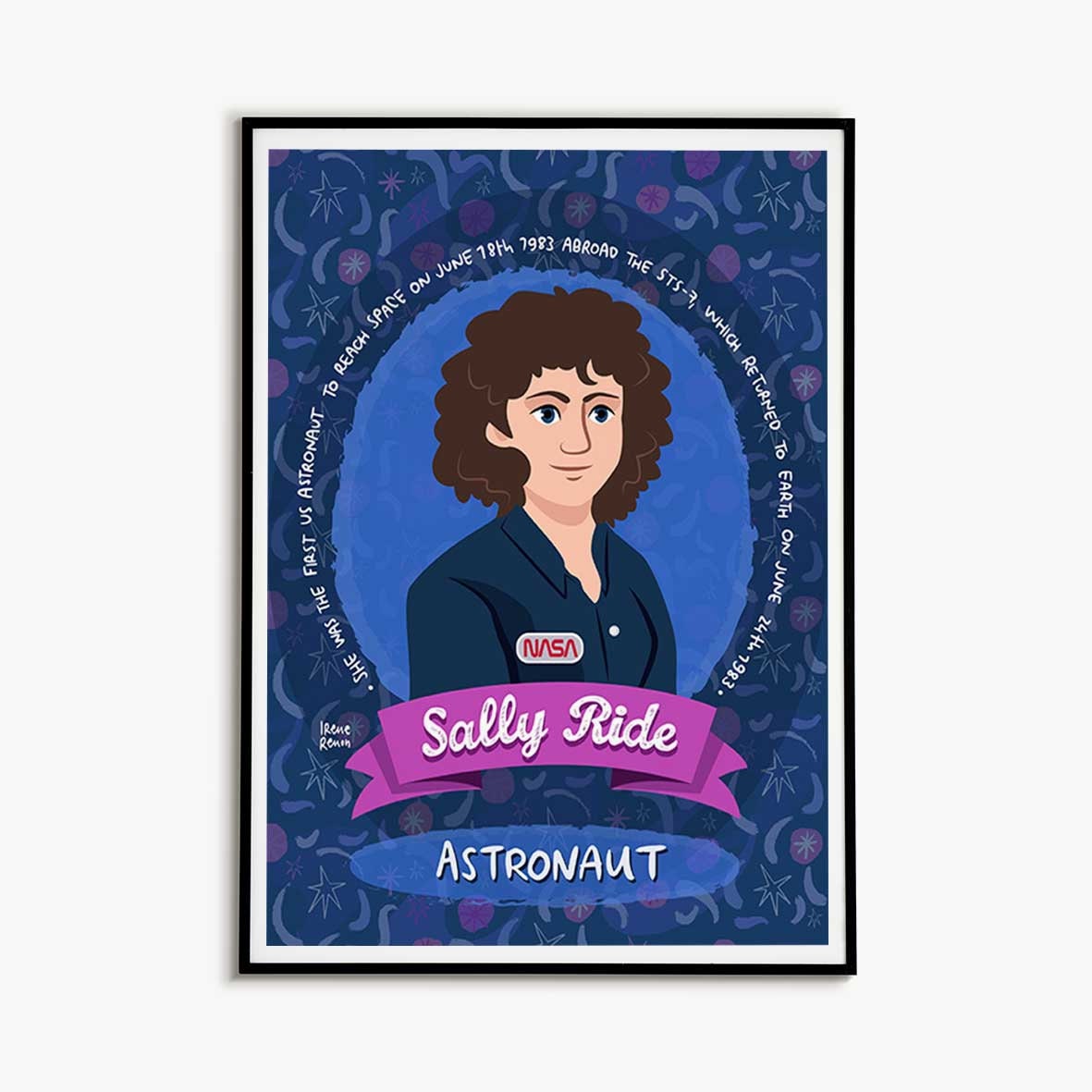 Sally Ride Color Printable Sally Ride Nasa Patches Printable