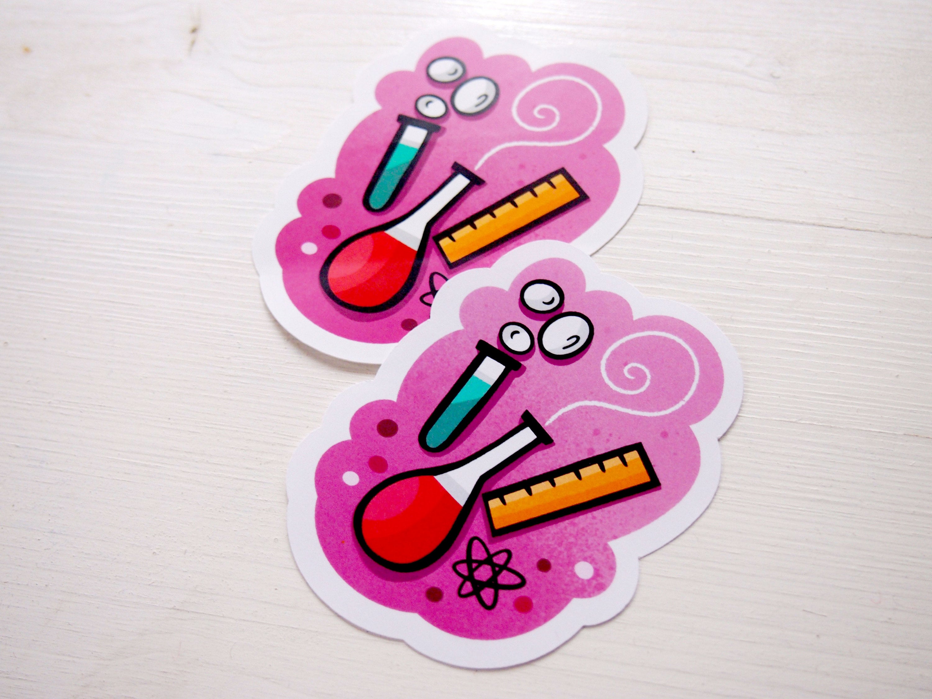 Science vinyl sticker science gifts Etsy