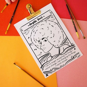 Angela Davis Coloring Page Printable - Il 300x300.5708997742 Cjk6 