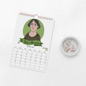 Calendar Printable 2024 Monthly Calendar Women in STEM Printable Calendar 2024 Calendar Monthly Calendar Science Calendar Women in Science image 4