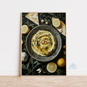 Hummus Poster: Palästinensische Küche