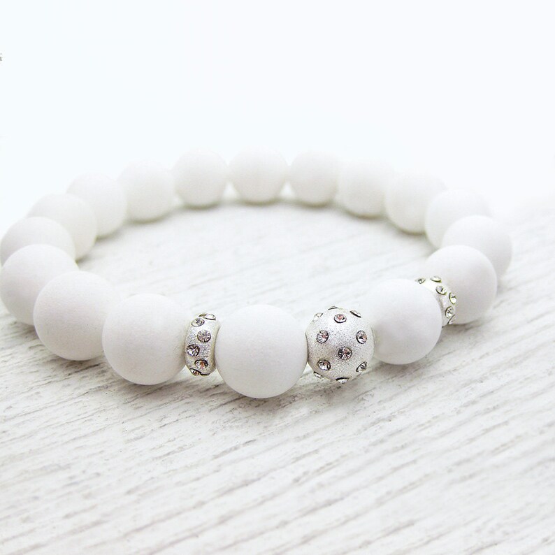 Nautical Jade Bead Bracelet Set with Sterling Silver Etsy