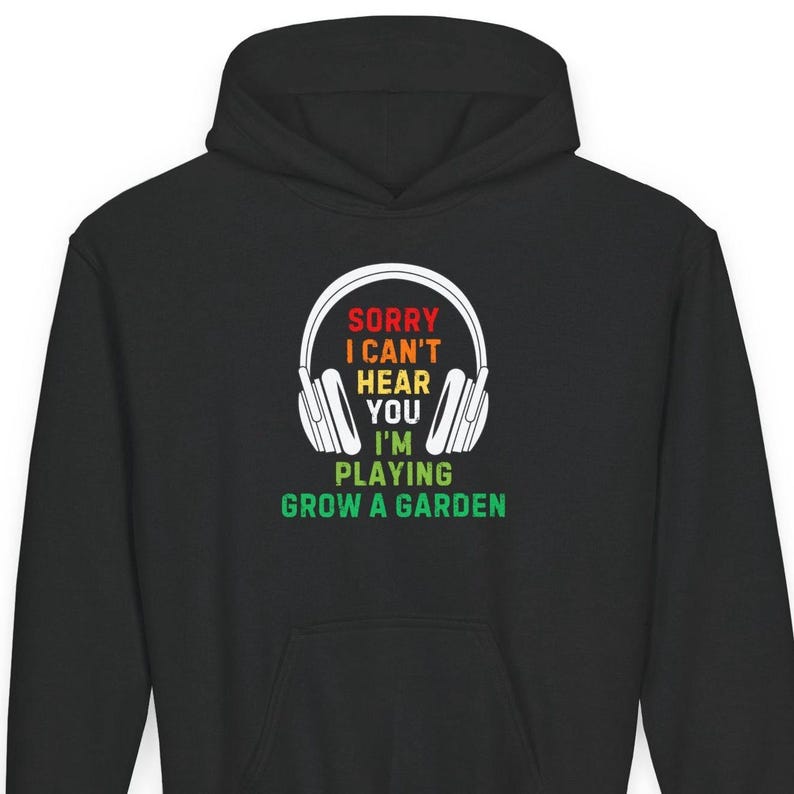 grow a garden Roblox shirt black kids hoodie