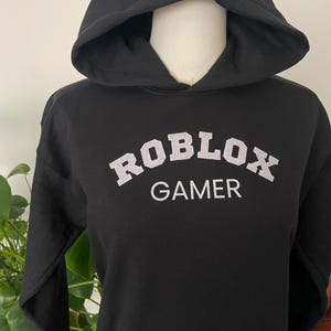 roblox shirt roblox kids hoodie black sweatshirt
