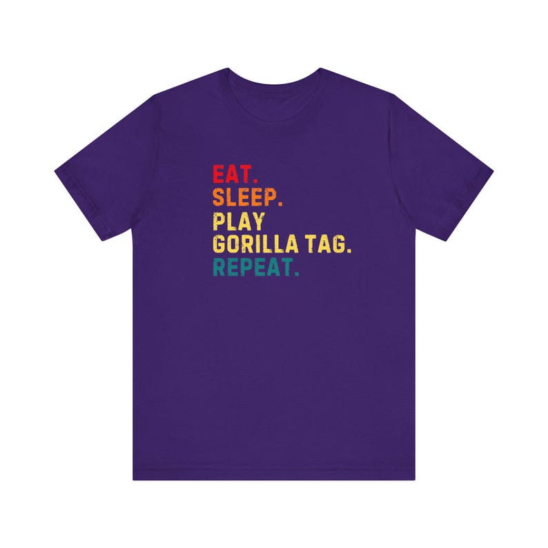 Adult Gorilla Tag T-Shirt Eat Sleep image 6