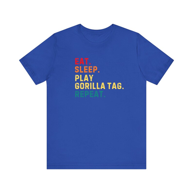 Adult Gorilla Tag T-Shirt Eat Sleep image 4