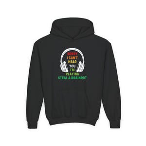 steal a brainrot Roblox gift hoodie long sleeve sweatshirt black