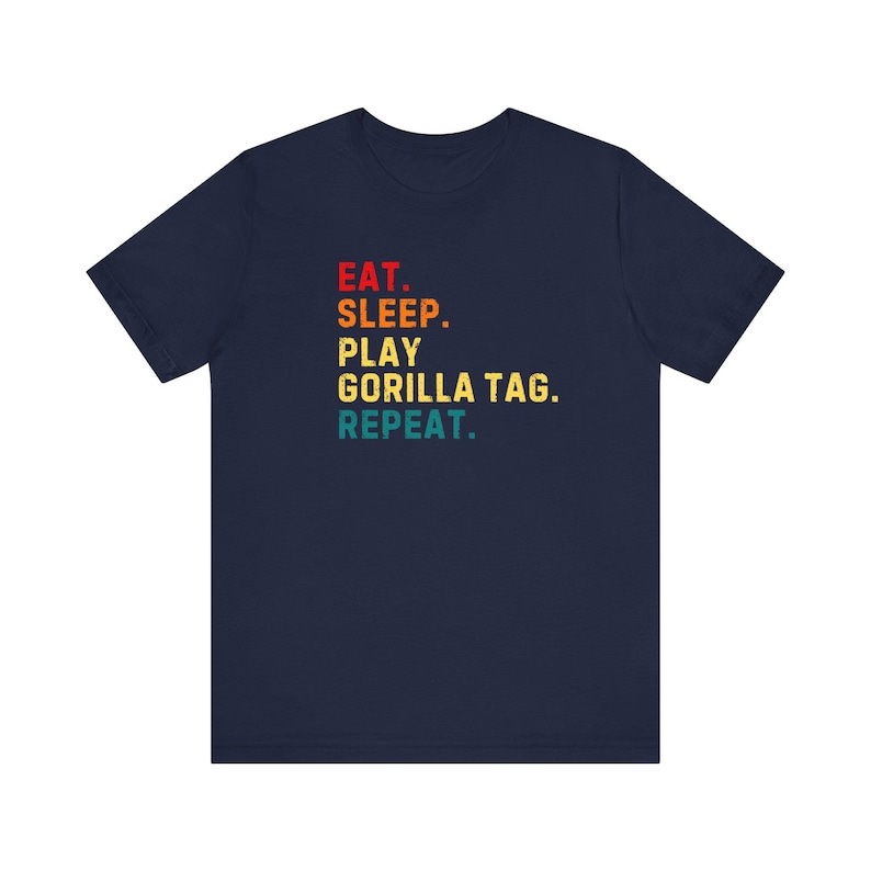 Adult Gorilla Tag T-Shirt Eat Sleep image 5