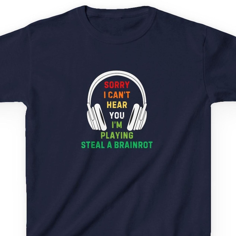 Roblox steal a brainrot shirt kids tshirt