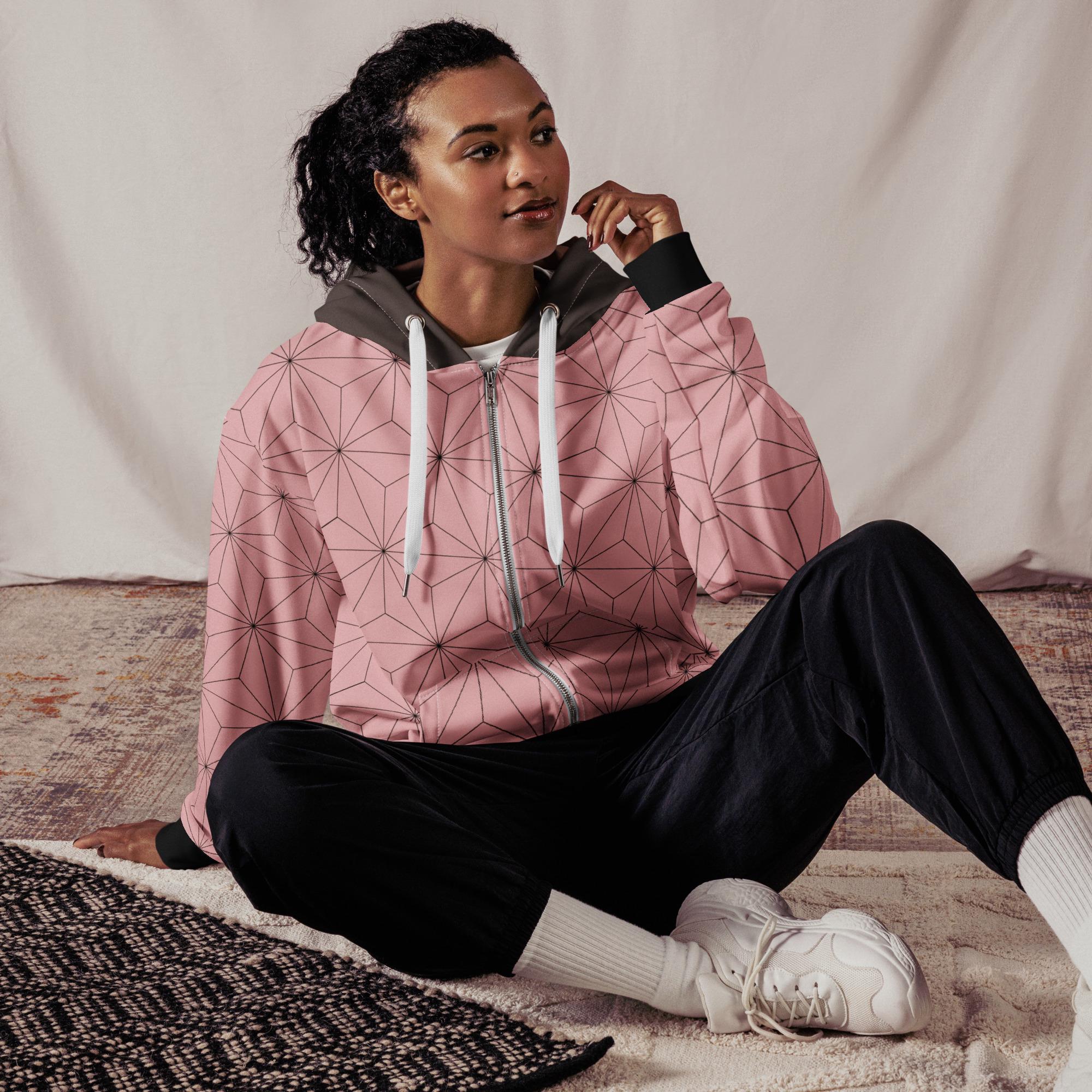 ジャケット・アウター nezuko Kamado Nezuko Haori Demon Slayer Streetwear Zip Hoodie