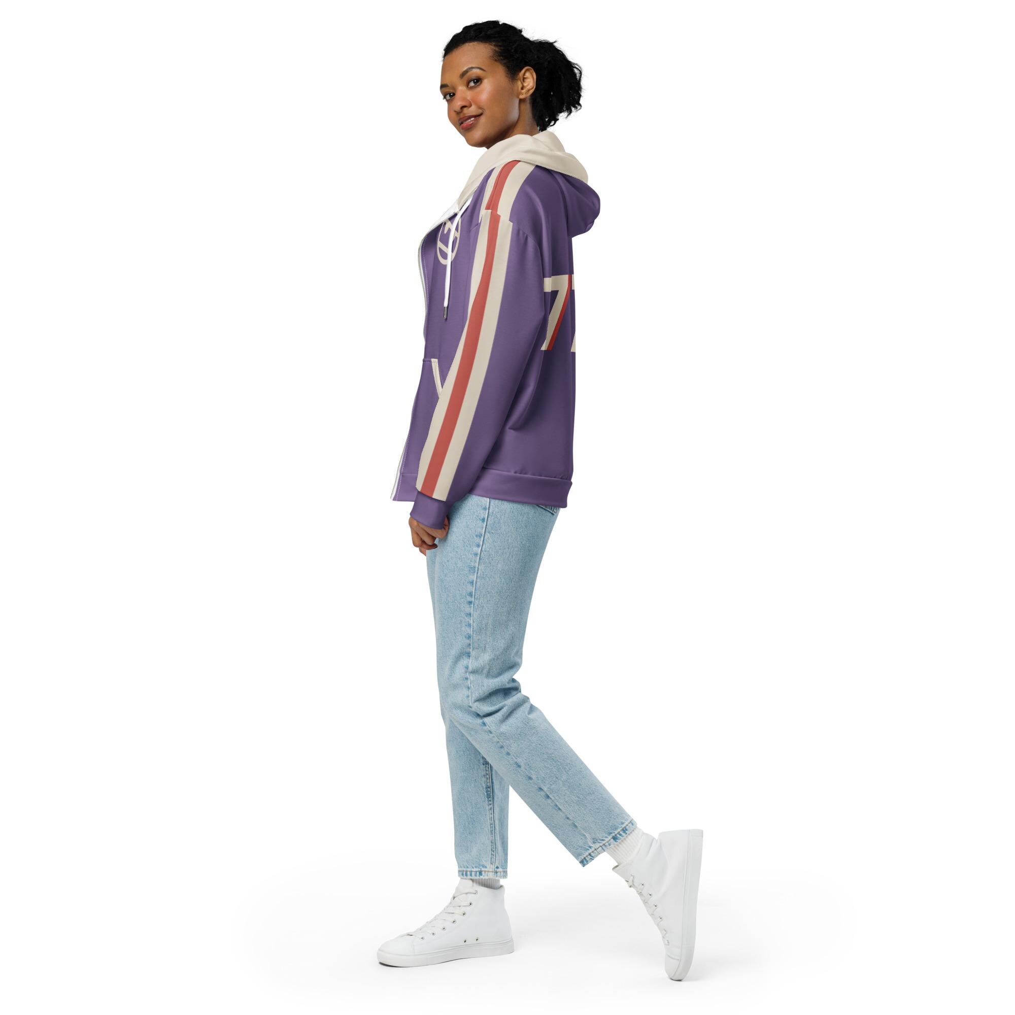 Purple Lavender 777 Zip up Hoodie Ryuji Sakamoto Persona 5 Anime