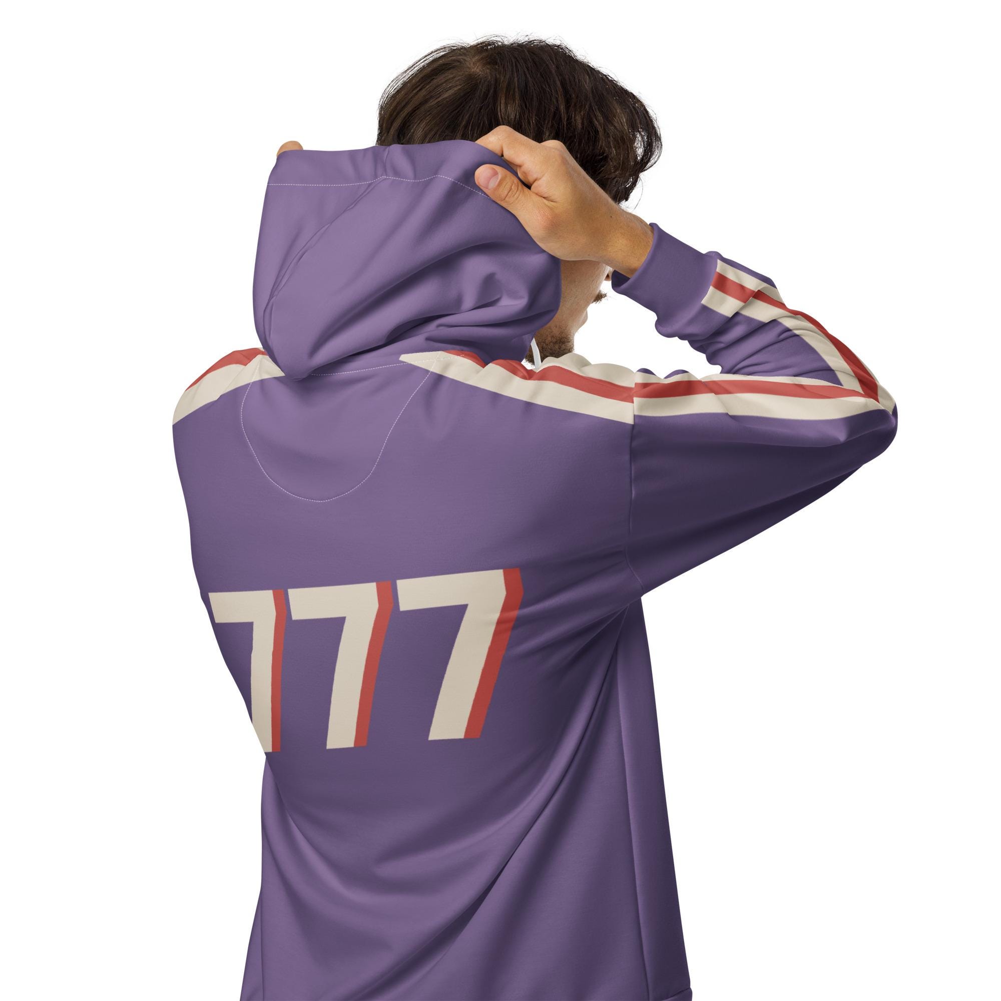 Purple Lavender 777 Zip up Hoodie Ryuji Sakamoto Persona 5 Anime