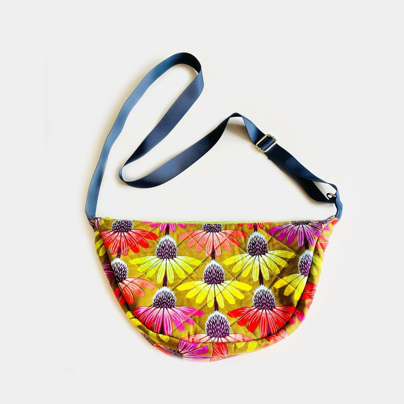 Anatomy Sperm Pattern Print Crossbody bags