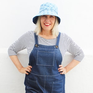 DORIS DUNGAREES sewing pattern and KIT