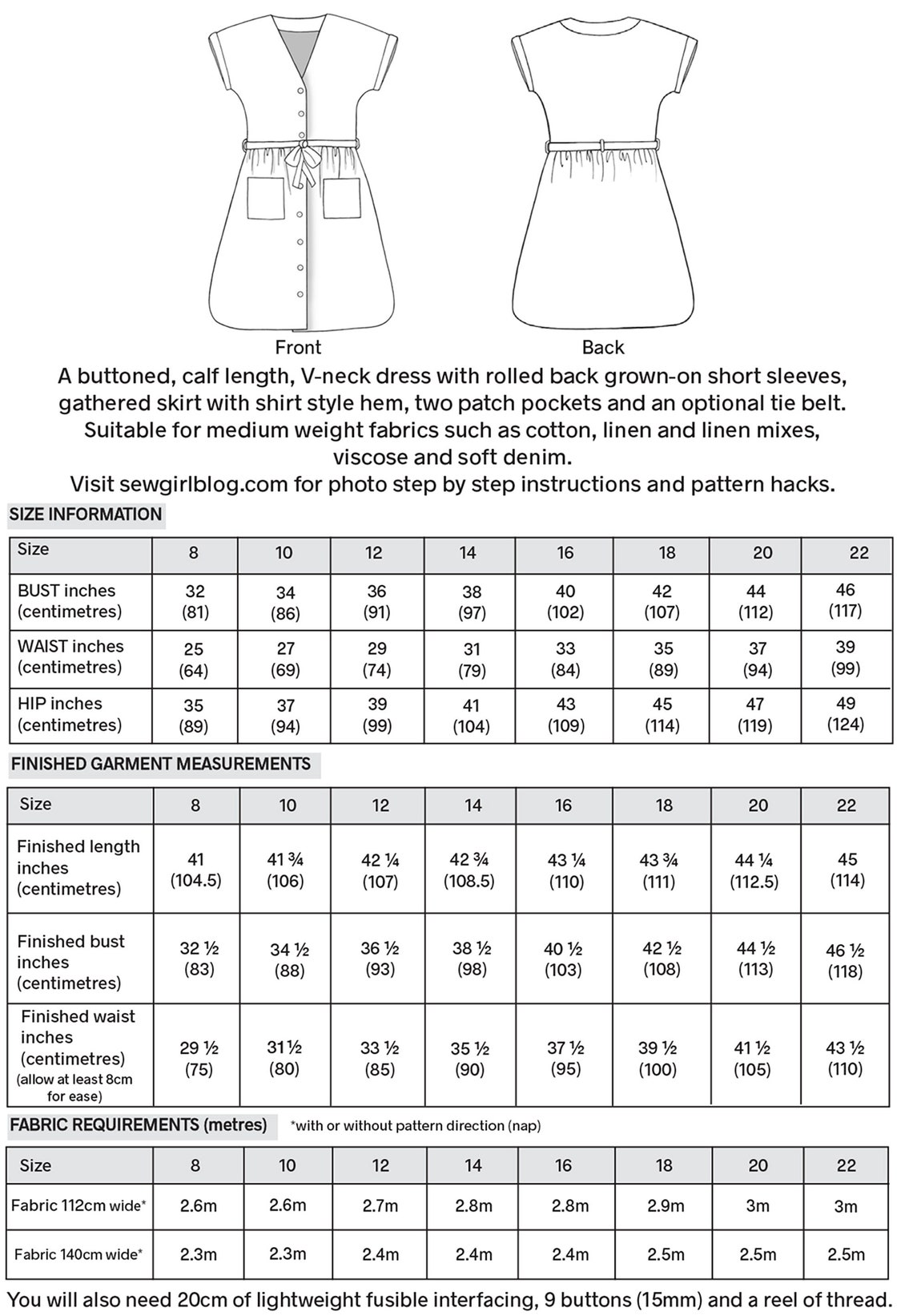 BETTY DRESS Sewing Pattern image 10