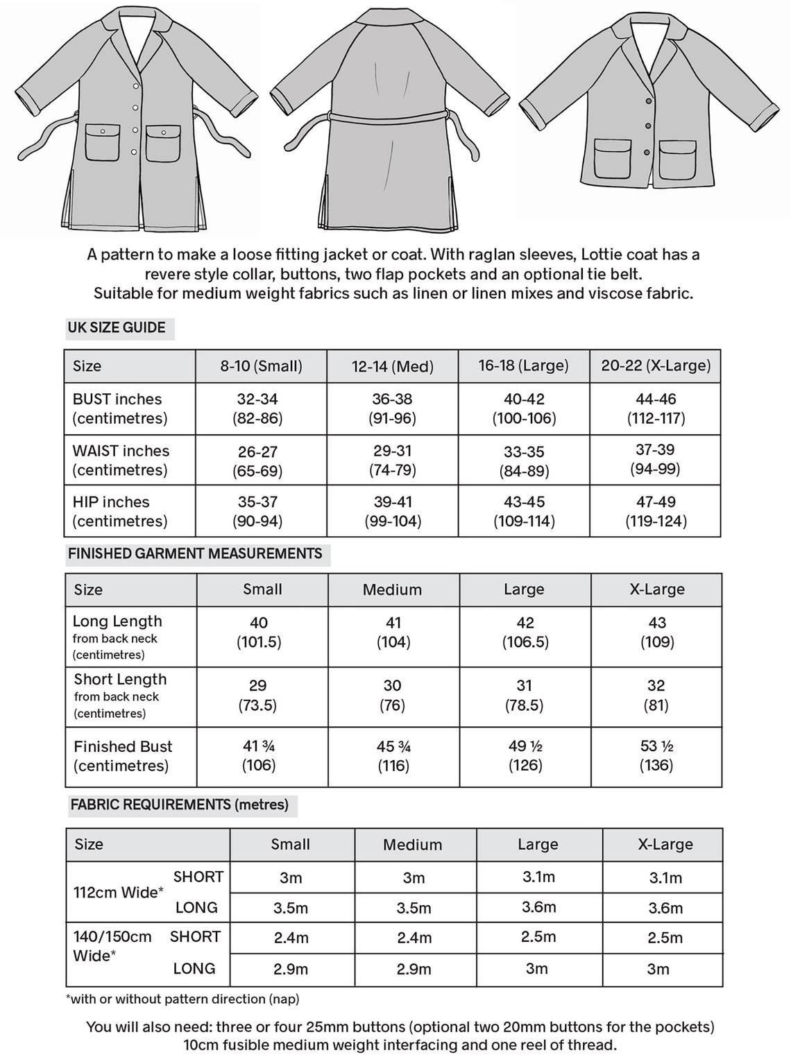 LOTTIE COAT Sewing Pattern image 10