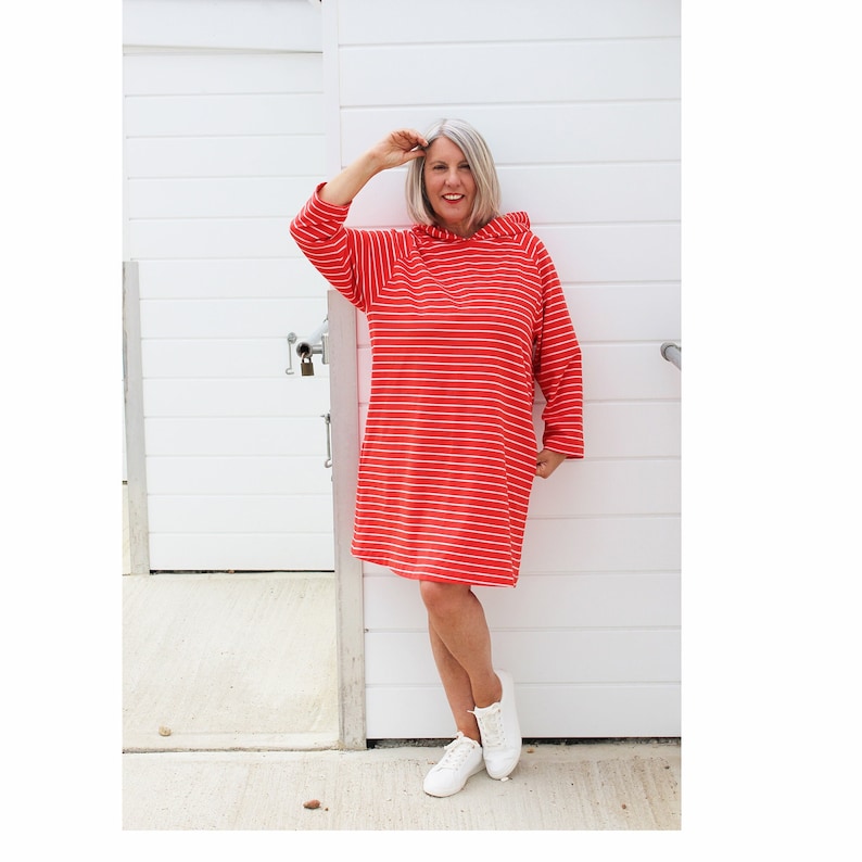 MAISIE SWEATER DRESS or top sewing pattern image 1