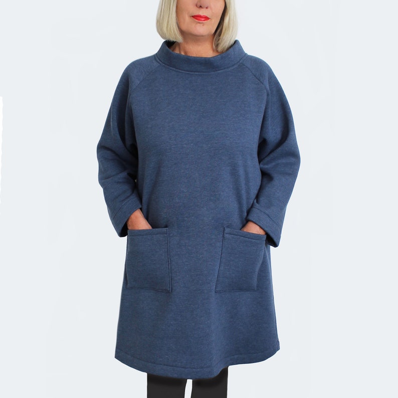 MAISIE SWEATER DRESS or top sewing pattern image 4