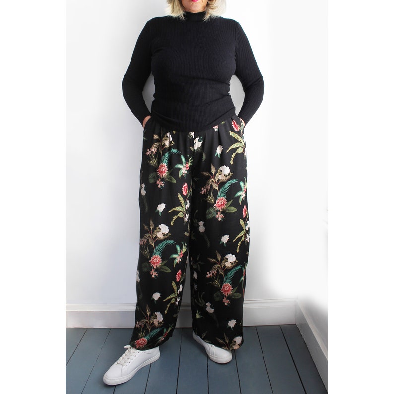 ELSIE CULOTTE TROUSERS Sewing Pattern | Etsy