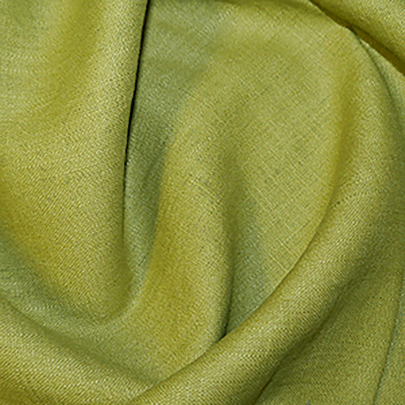 ORLA DRESS sewing KIT Chartreuse ramie