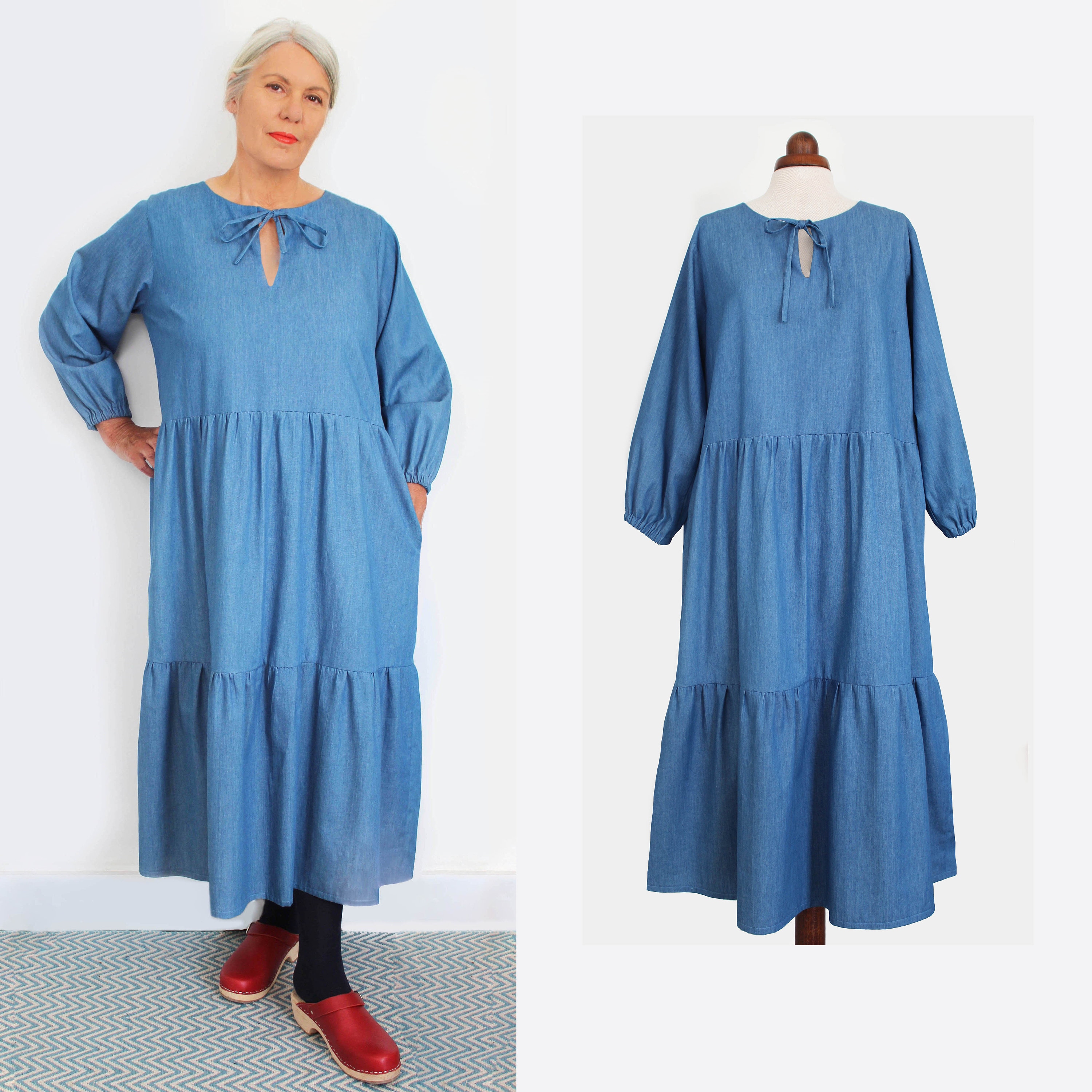romper dress denim Women's At My Level Indigo Short Sleeve Cutout | Color: Blue | Size: M 50OFFSELECTS422 12 Best Business Casual 35” Waist Size:FR52 - US22W- UK26