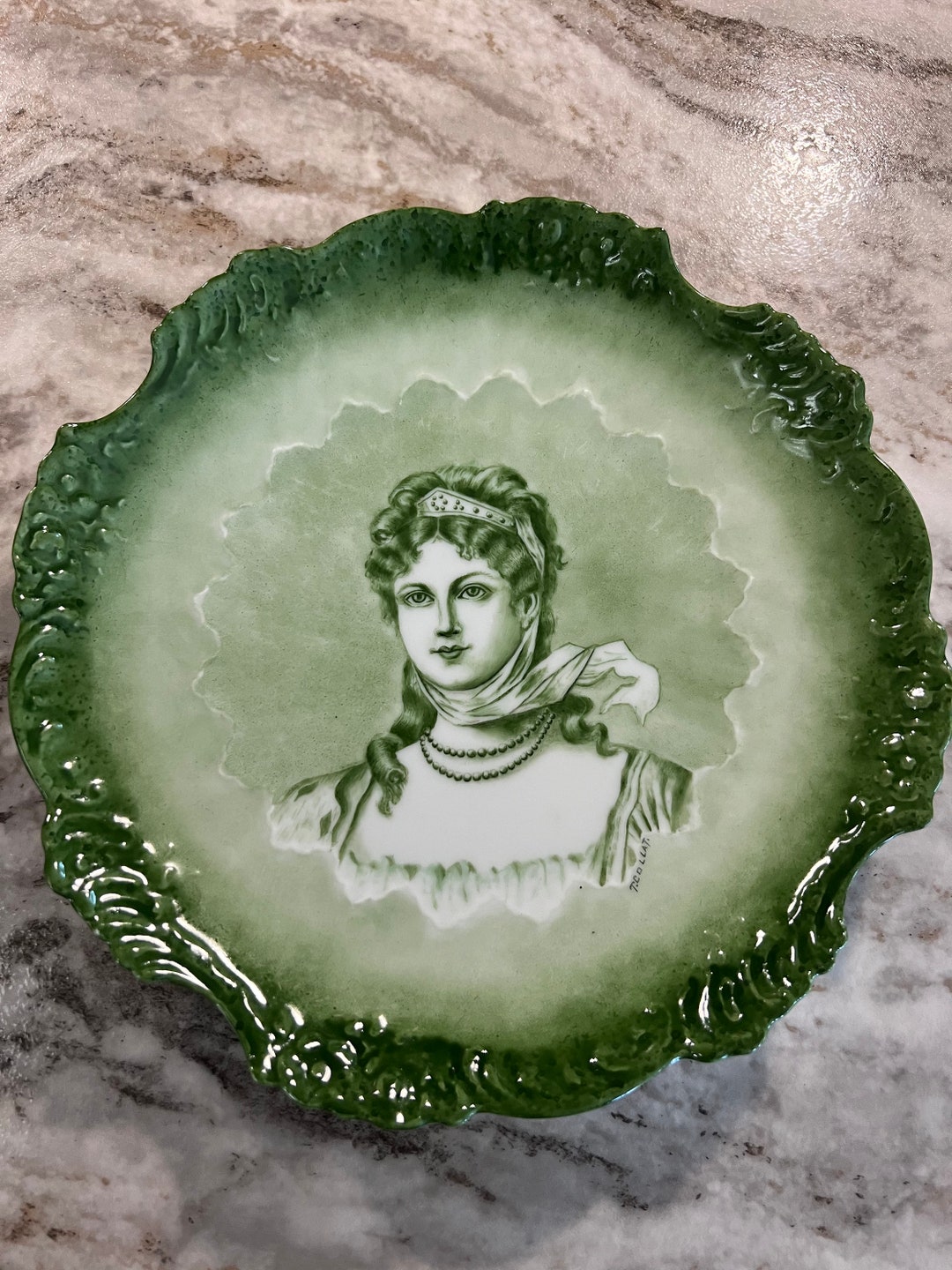 Bavarian Queen Louise of Prussia Plate - Etsy