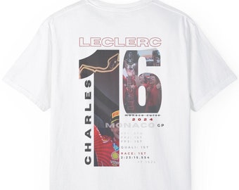 Charles Leclerc F1 T-Shirt, Comfort Colors Racing Tee