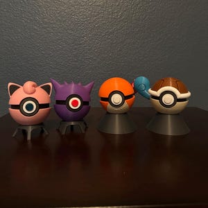 3d printed pokeballs